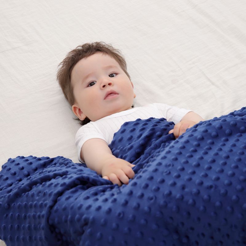 Infant Knitted Cotton Printed Baby&#039;s Blanket Warm Quilt Newborn Baby Blanket Baby Blanket