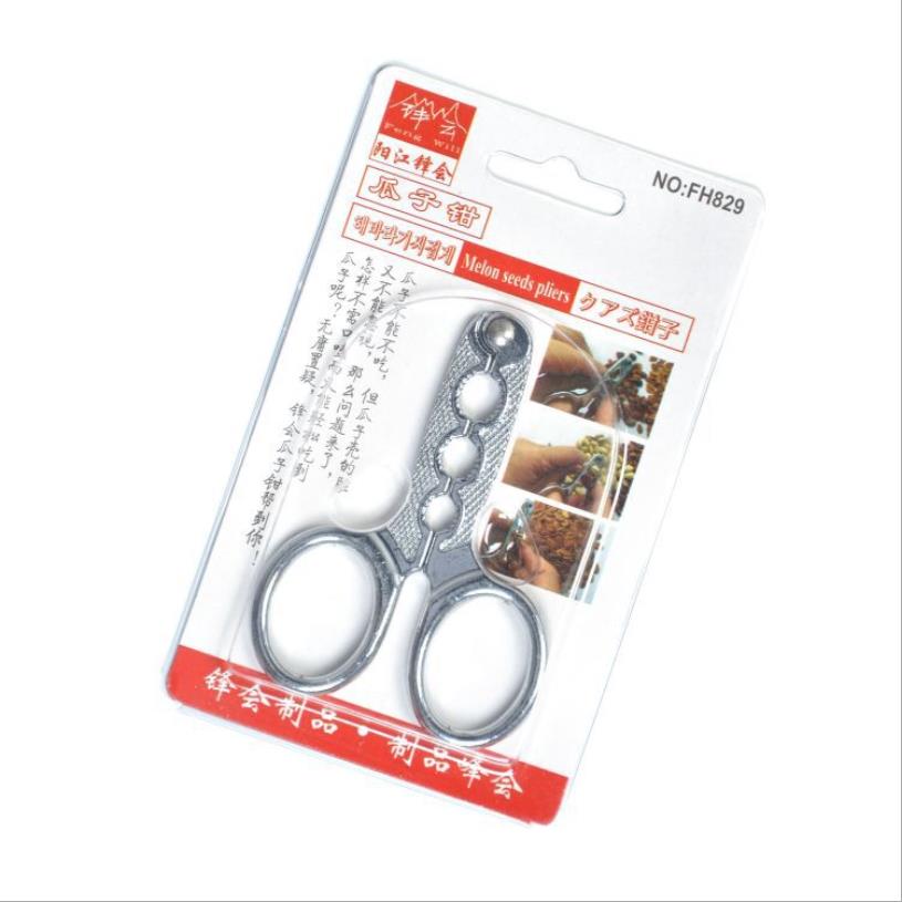 Melon Seeds Shell Separator Multi-Function Fruit Shell Removal Manual Melon Seeds Clamp Nut Clip Pine Nuts Pliers