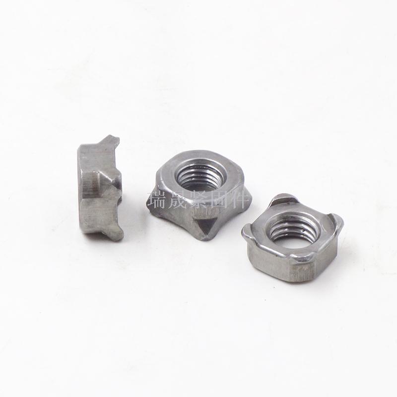 Carbon steel original square welding nut, four corner nut, spot welding nut, female Weld Nuts, four sides Carbon steel original square welding nut, four corner nut, spot welding nut, female Weld Nuts, four sides