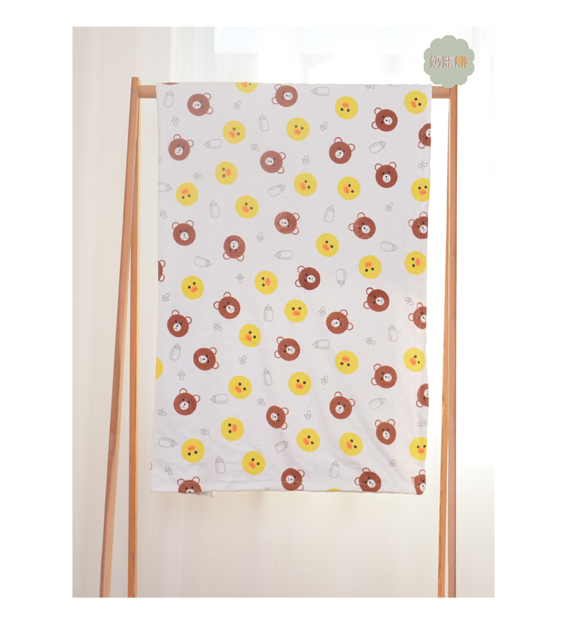 Baby Blanket Quilt Autumn and Winter Baby Blanket Printed Coral Fleece Air Conditioner Quilt Bean Blanket Whole Small