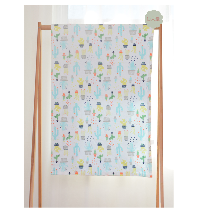 Baby Blanket Quilt Autumn and Winter Baby Blanket Printed Coral Fleece Air Conditioner Quilt Bean Blanket Whole Small