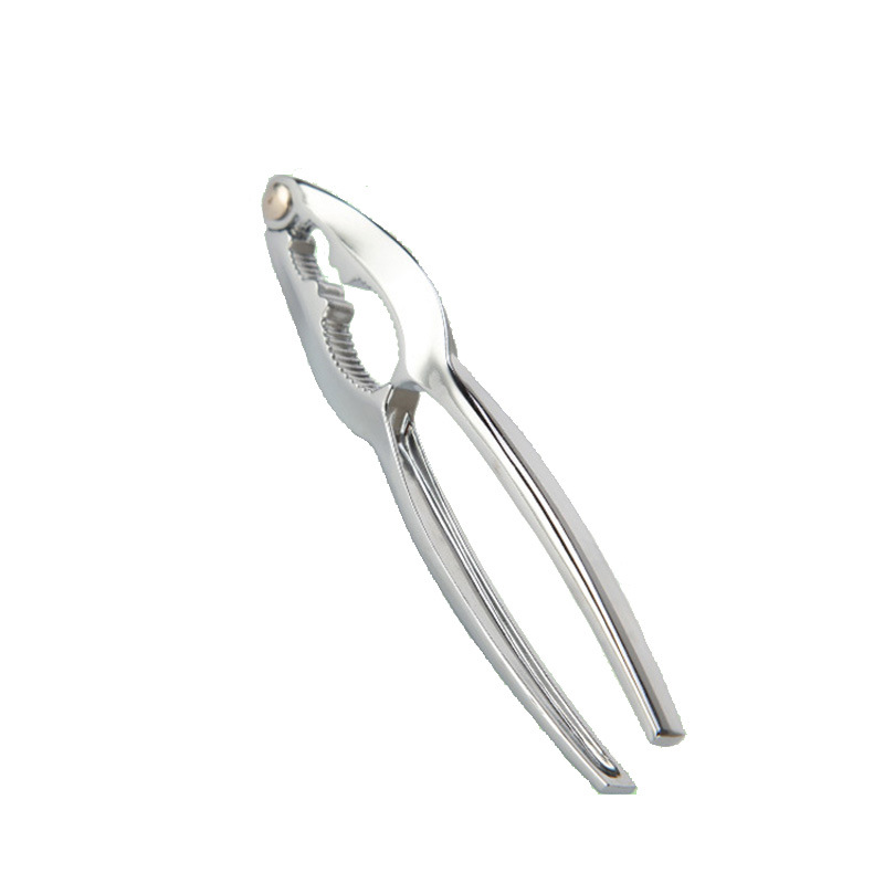 Multifunctional Zinc Alloy Walnut Cracker Siberian Hazelnut Pine Nuts Nut Pliers 70G Household Nutcracker Whole Custom