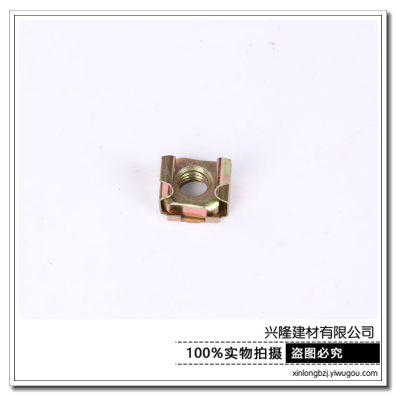 Hexagonal nuts with cushioned locking nuts stainless steel gasket nylon self-locking locking nut