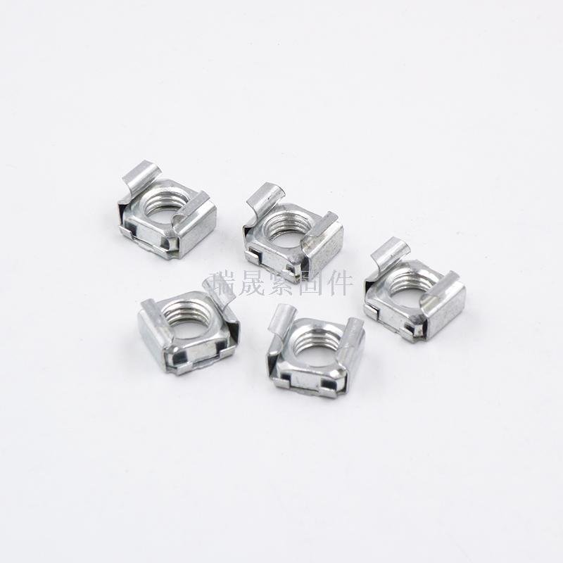 Factory wholesale card nut cabinet cabinet nuts square nuts galvanized carbon steel floating nuts