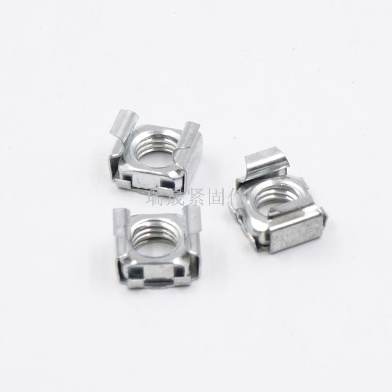 Factory wholesale card nut cabinet cabinet nuts square nuts galvanized carbon steel floating nuts