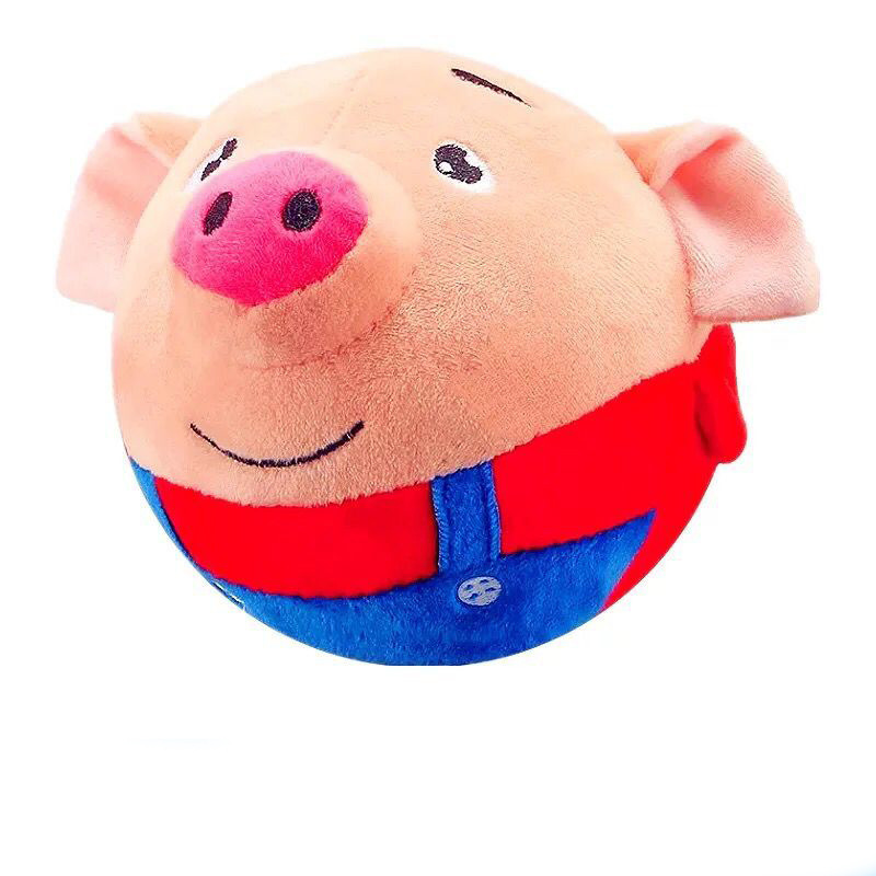 Music Superman Bread Jumping Ball Seaweed Jumping Pig Talking TikTok Same Style Children&#039;s Marbles Plush Toy