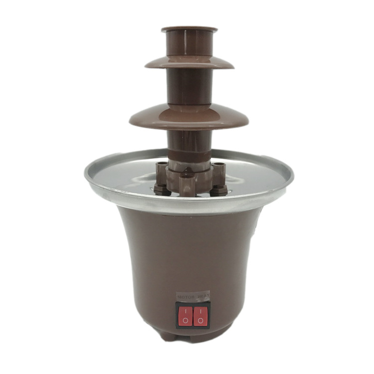 Mini Three-Layer Waterfall Machine Children&#039;s Kindergarten DIY Activity Party Home Chocolate Fountain Machine