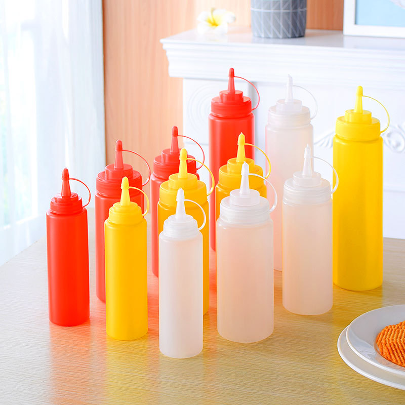 Plastic sauce jar squeeze sauce jar squeeze sauce jar chocolate sauce jar jam tomato salad jar squeeze bottle