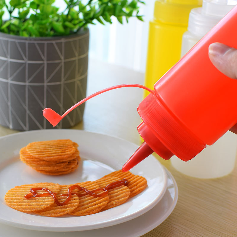 Plastic sauce jar squeeze sauce jar squeeze sauce jar chocolate sauce jar jam tomato salad jar squeeze bottle