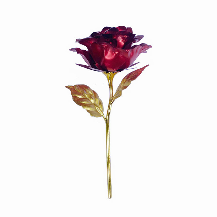 GoldFoil Roses Chinese Valentine&#039;s Day Gift Chocolate Golden Rose Valentine&#039;s Day Gift Box in Stock Whole