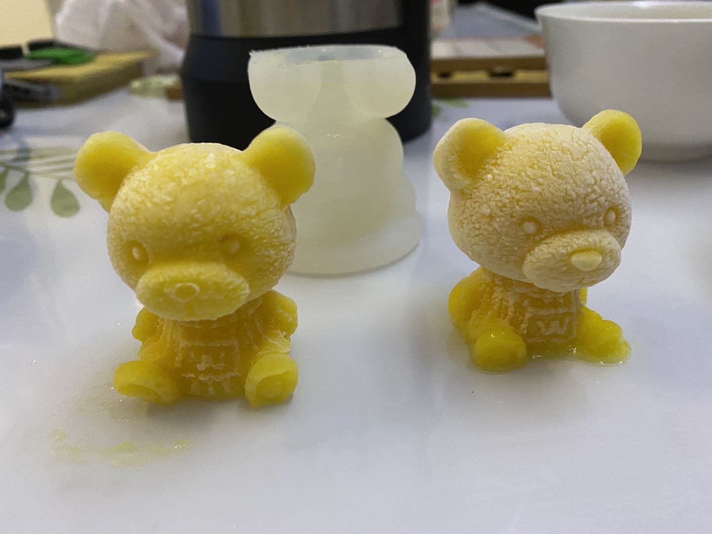Production Customized Net Red Coffee Ice Bear Silicone Mold DIY Chocolate Bear Ice Cube Mold Bear Ice Tray
