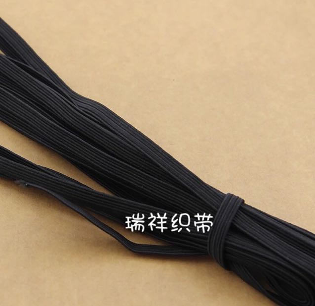 Imported Black and White Elastic Band Rubber Band Accessories 0.3-1.2 Imported Black and White Elastic Band Rubber Band Accessories 0.3-1.2