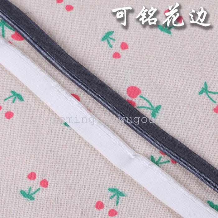 Accessories imported latex super durable elastic elastic band, black and white rubber
