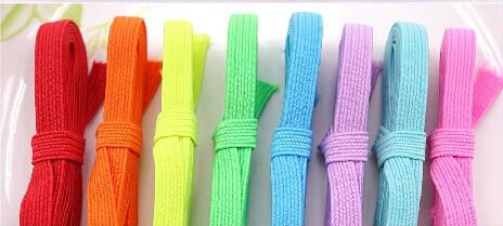 0.6mm Color Elastic Band Notebook Strap Imported Flat Rubber Band