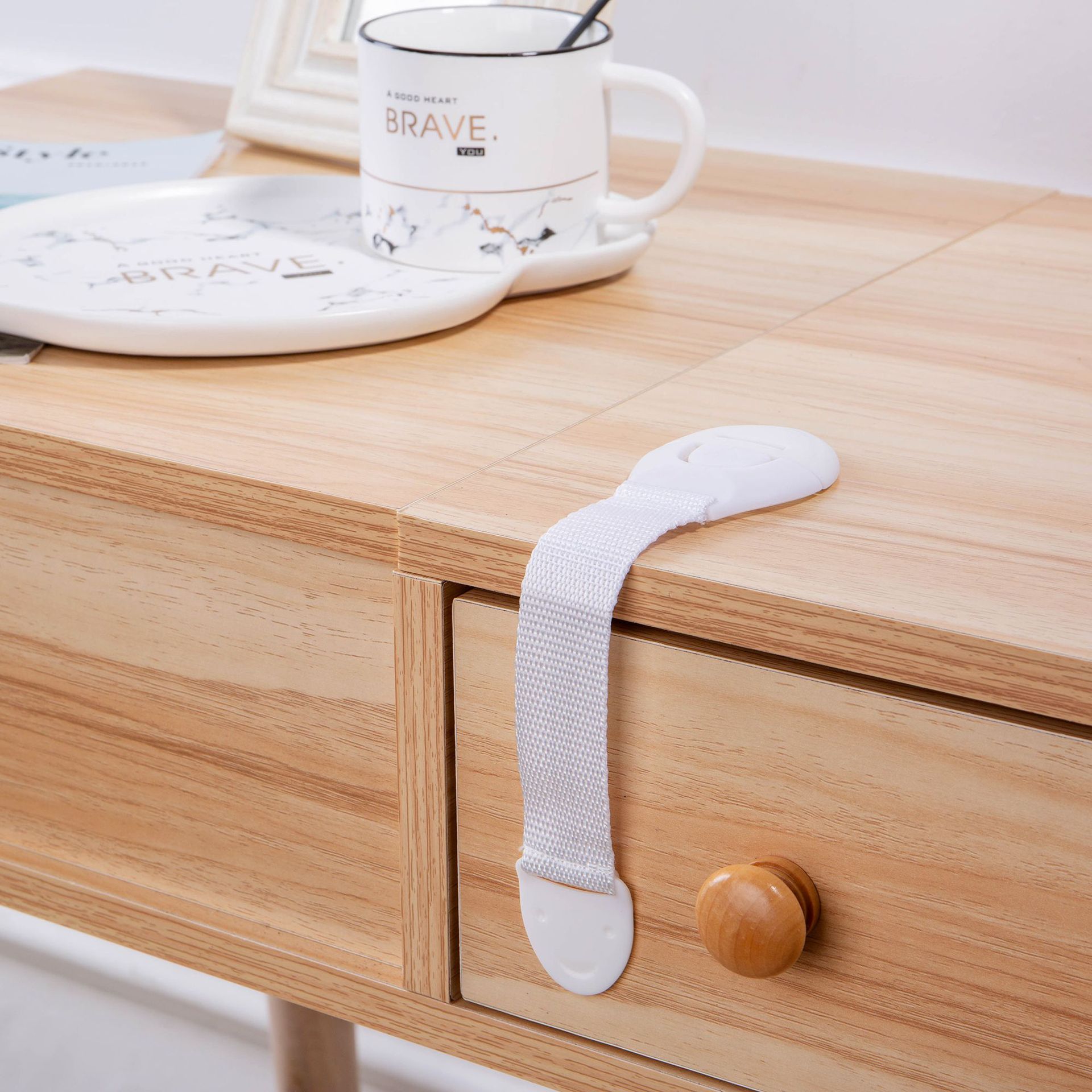 Baby Safety Lock/Bag Lock/Lengthened Lock/Safety Lock/Baby Safety Supplies Anti-Collision Reminder