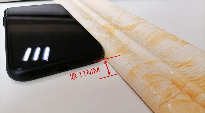 New Waistline Skirting Line Self-Adhesive Stereo Wall Stickers 3D Foam Edge Banding Border Waterproof Anti-Collision 