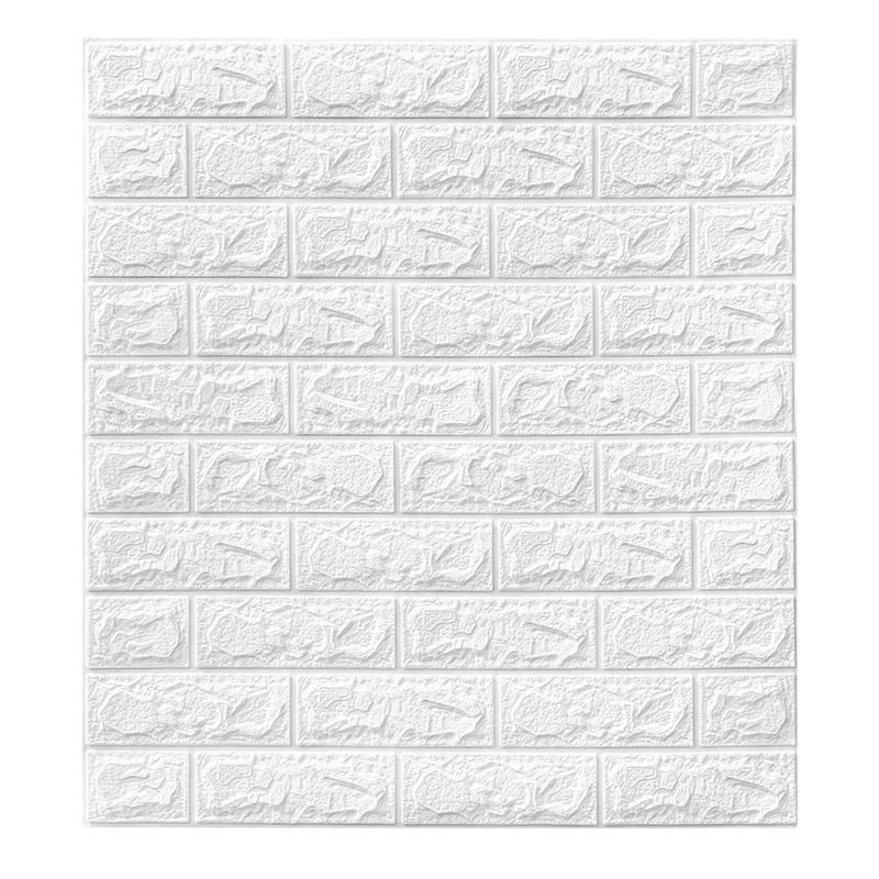 Wallpaper Factory Direct Sales 3D Wall Self-Adhesive Sticker Wallpaper Waterproof Anti-Collision Foam Wallpaper