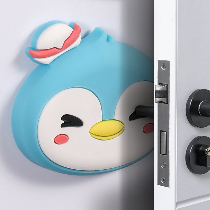 Anti Collision  Door Silicone Protection Wall Sticker Door Refrigerator Door Anti-Collision Artifact Door Sticker