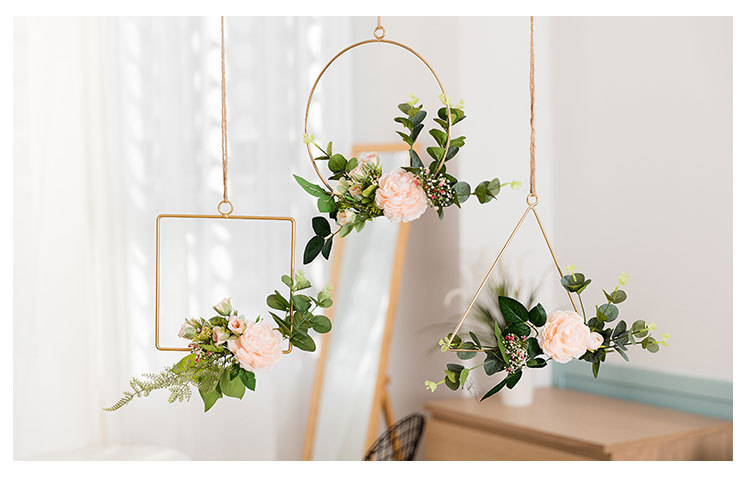 Wall Flower Decoration Ins Style Iron Wall Bracelet Charm Artificial Flower Home Decoration Wall Artificial Flower Wall Flower Decoration Ins Style Iron Wall Bracelet Charm Artificial Flower Home Decoration Wall Artificial Flower