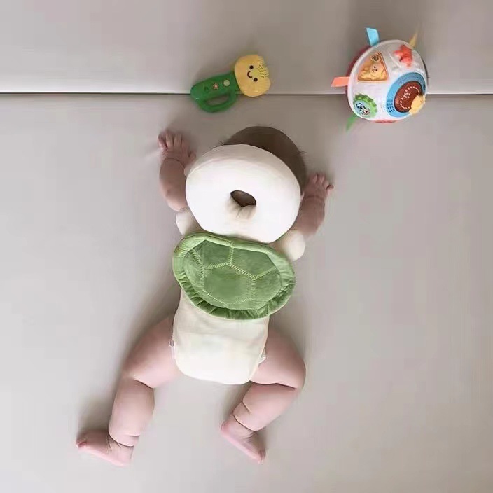 Korean Ins Infant Soothing Pillow Cylindrical Anti-Collision Soothing Pillow Baby Pillow Side Sleeping Bear Bed Fence