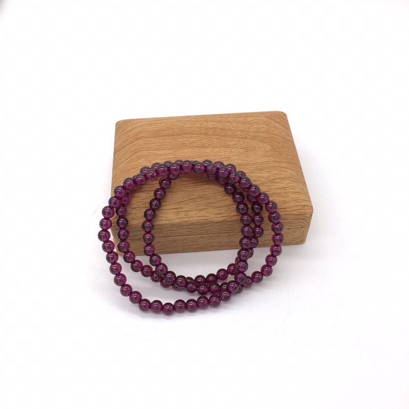 Brazilian imported purple ivory garnet bracelet necklace for ladies versatile fashion trend Brazilian imported purple ivory garnet bracelet necklace for ladies versatile fashion trend