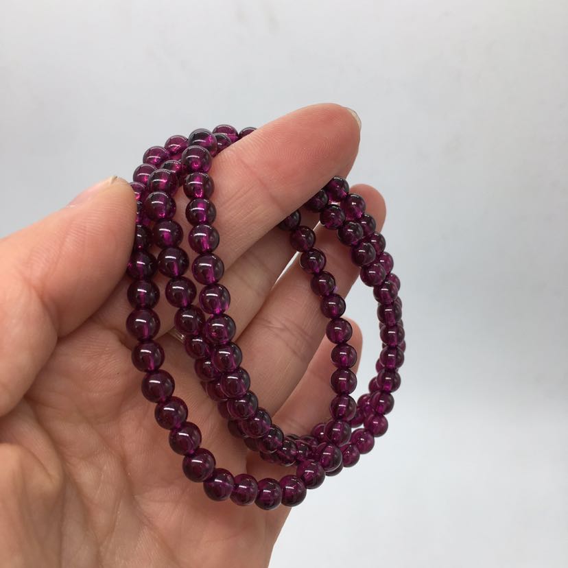 Brazilian imported purple ivory garnet bracelet necklace for ladies versatile fashion trend Brazilian imported purple ivory garnet bracelet necklace for ladies versatile fashion trend
