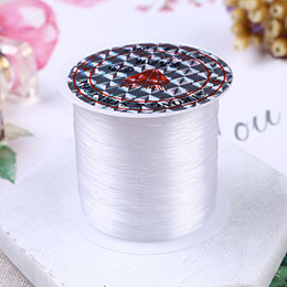 60 meters imported flat crystal thread Buddha bead bead thread diy hand knitting bracelet string string