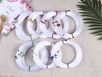 60 meters imported flat crystal thread Buddha bead bead thread diy hand knitting bracelet string string