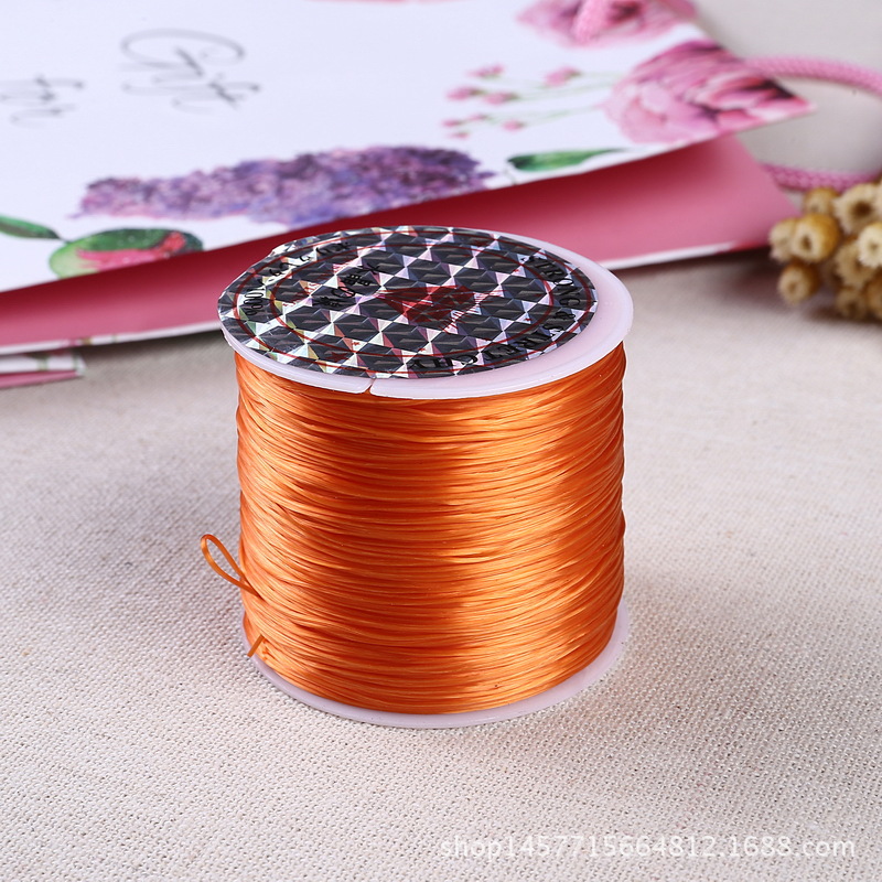 60 meters imported flat crystal thread Buddha bead bead thread diy hand knitting bracelet string string