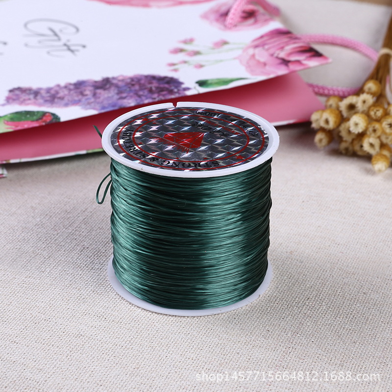 60 meters imported flat crystal thread Buddha bead bead thread diy hand knitting bracelet string string