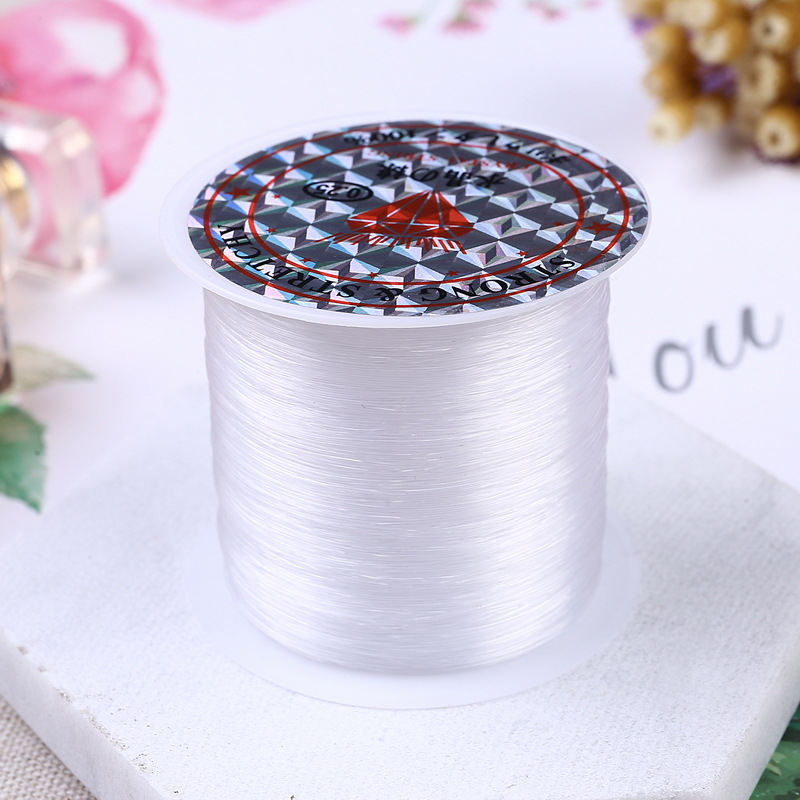 60 meters imported flat crystal thread Buddha bead bead thread diy hand knitting bracelet string string