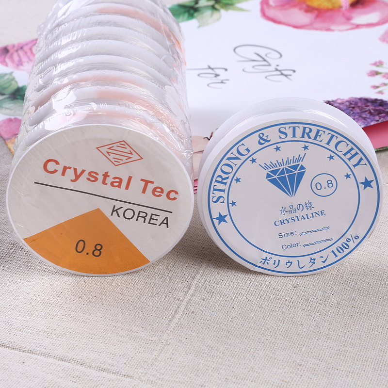 60 meters imported flat crystal thread Buddha bead bead thread diy hand knitting bracelet string string