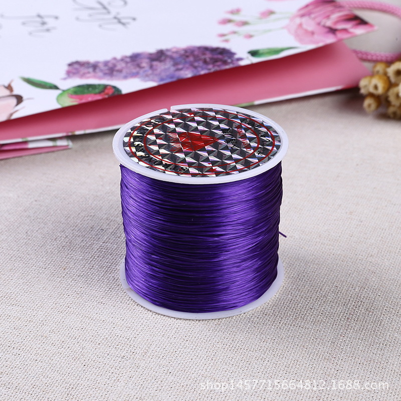 60 meters imported flat crystal thread Buddha bead bead thread diy hand knitting bracelet string string