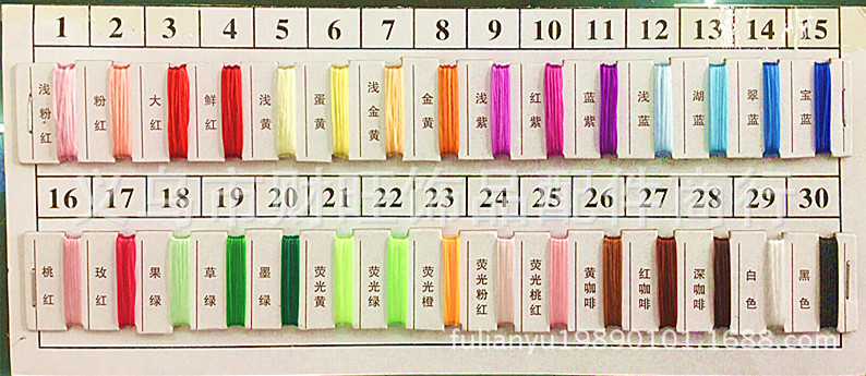 60 meters imported flat crystal thread Buddha bead bead thread diy hand knitting bracelet string string