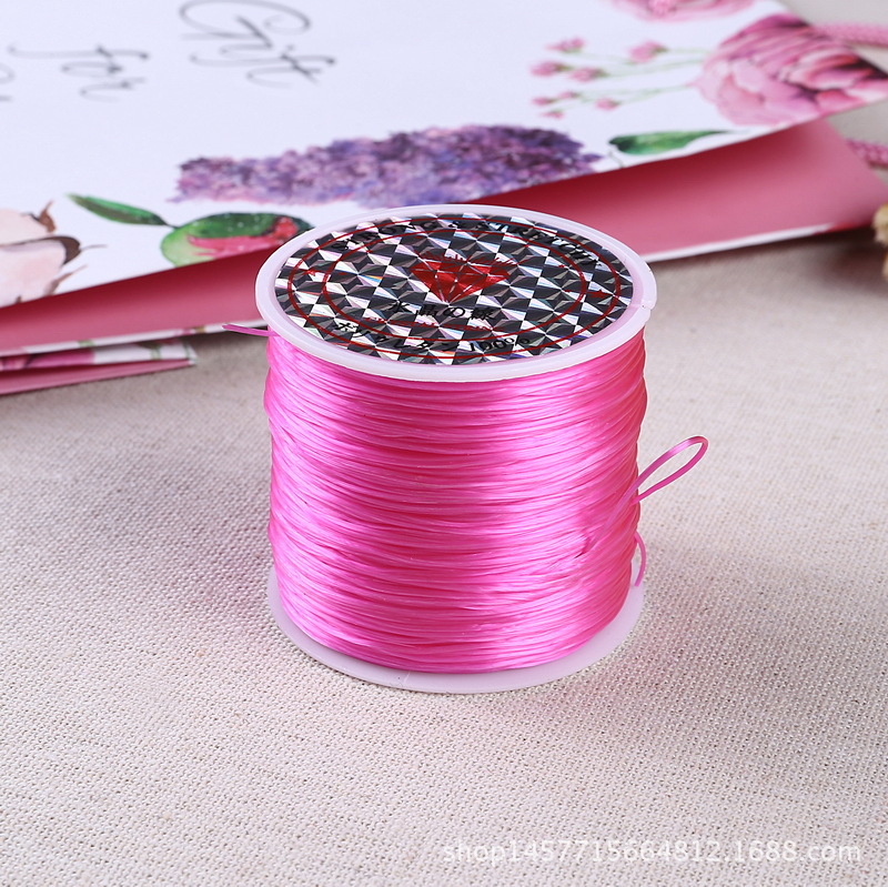 60 meters imported flat crystal thread Buddha bead bead thread diy hand knitting bracelet string string