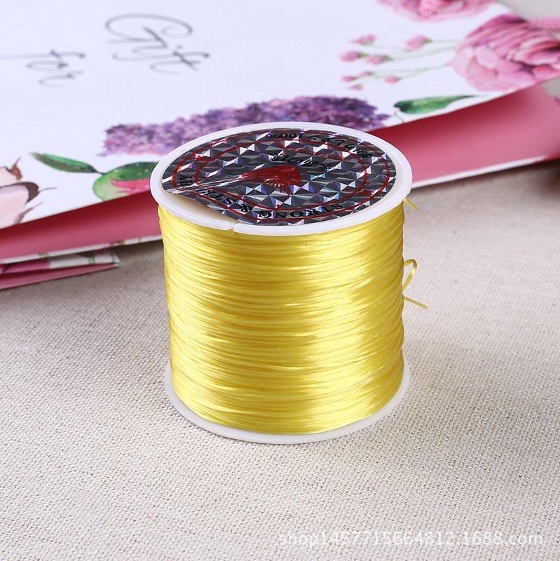 60 meters imported flat crystal thread Buddha bead bead thread diy hand knitting bracelet string string