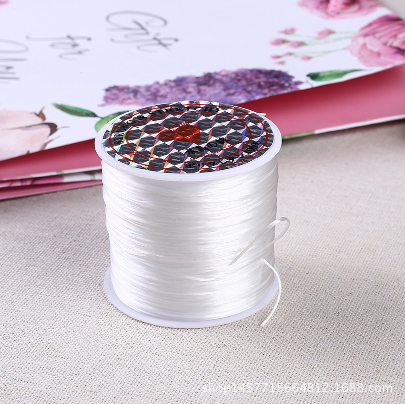 60 meters imported flat crystal thread Buddha bead bead thread diy hand knitting bracelet string string