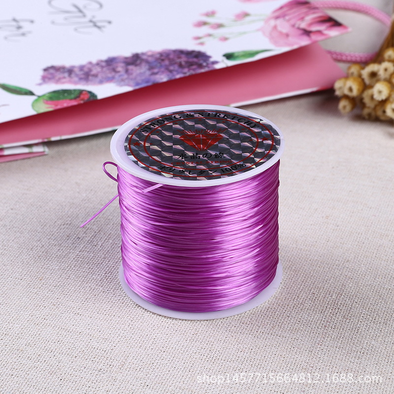 60 meters imported flat crystal thread Buddha bead bead thread diy hand knitting bracelet string string