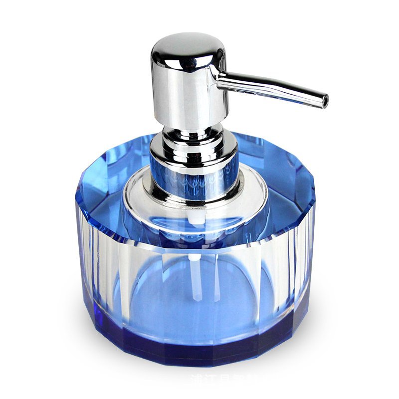 Hotel KTV crystal hand sanitizer bottle soap bottle glass hand sanitizer bottle shampoo bath lotion bottle Bathroom bath