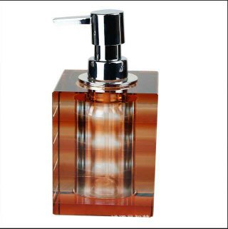 Hotel KTV crystal hand sanitizer bottle soap bottle glass hand sanitizer bottle shampoo bath lotion bottle Bathroom bath