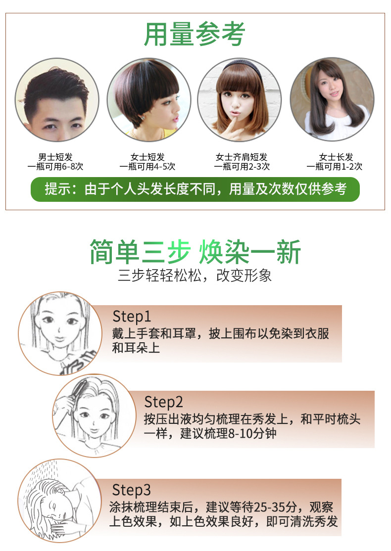 Color Hair Color Cream Instant Dye for Hair Hair Dye Black Natural Plant Shampoo a Black Cover White Hair White to Black Color Hair Color Cream Instant Dye for Hair Hair Dye Black Natural Plant Shampoo a Black Cover White Hair White to Black