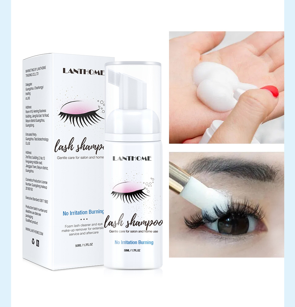 Lian Biquan Eyelash Shampoo Gentle Cleaning Eyelash Makeup Remover Mousse Foam Eyelash Shampoo Lian Biquan Eyelash Shampoo Gentle Cleaning Eyelash Makeup Remover Mousse Foam Eyelash Shampoo