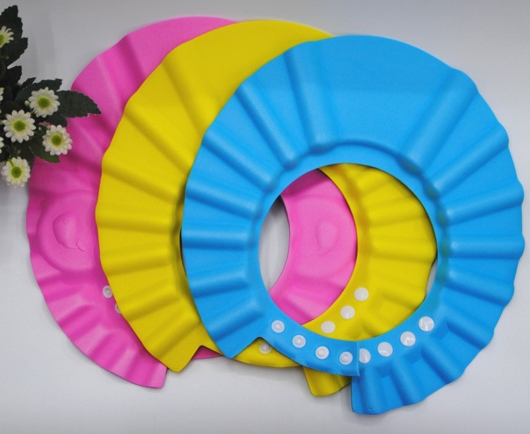 Adjustable Baby Hat Toddler Kids Shampoo Bath Bathing Shower Cap Wash Hair Shield Direct Visor Caps For Children
