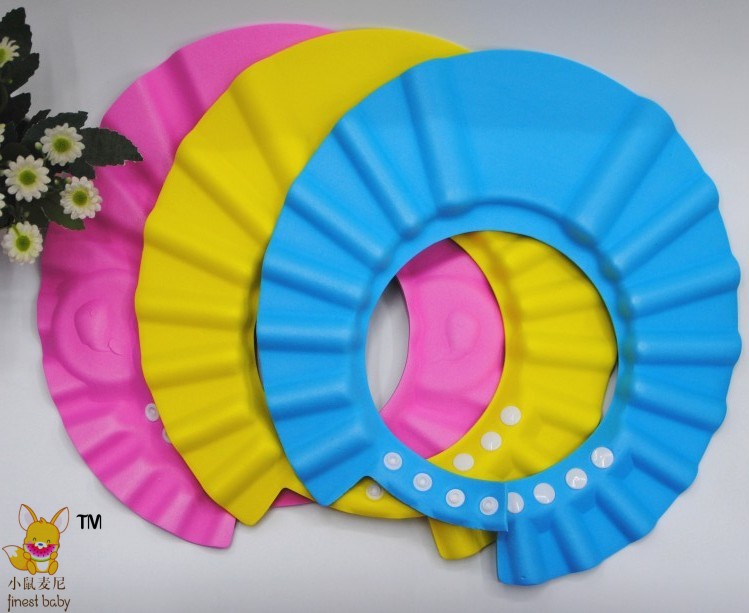 Adjustable Baby Hat Toddler Kids Shampoo Bath Bathing Shower Cap Wash Hair Shield Direct Visor Caps For Children