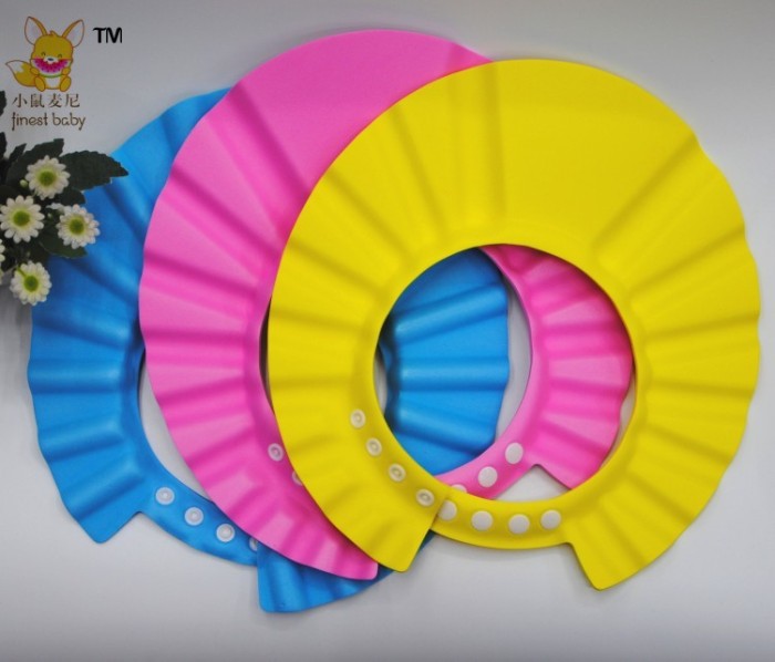 Adjustable Baby Hat Toddler Kids Shampoo Bath Bathing Shower Cap Wash Hair Shield Direct Visor Caps For Children