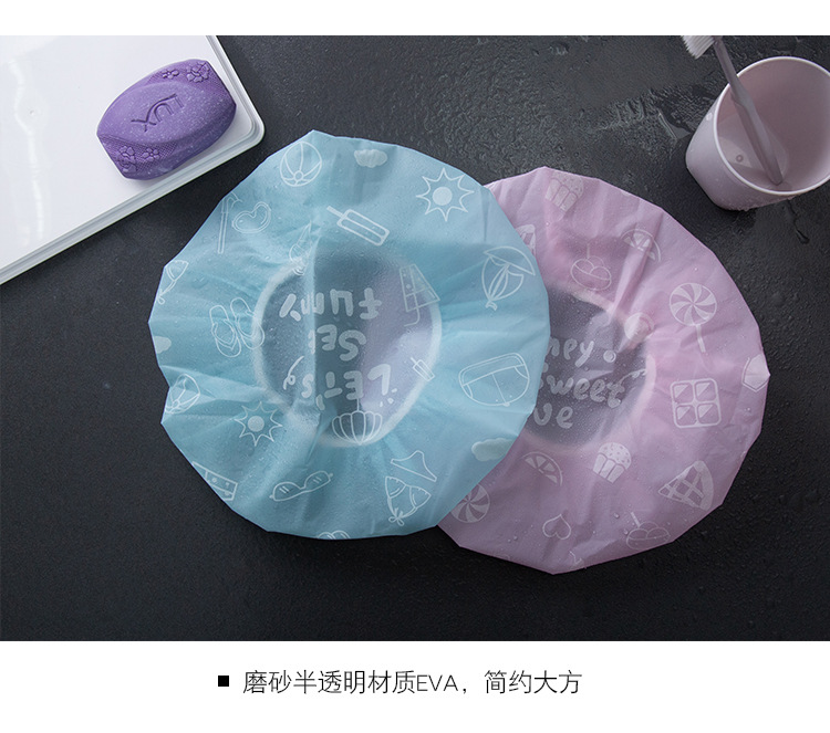 thickened bathroom waterproof shower cap ladies waterproof shower cap environmental protection shampoo cap lampblack cap thickened bathroom waterproof shower cap ladies waterproof shower cap environmental protection shampoo cap lampblack cap