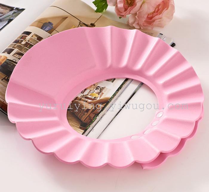 Baby shampoo cap children baby shower cap shower cap waterproof cap can be adjusted to increase