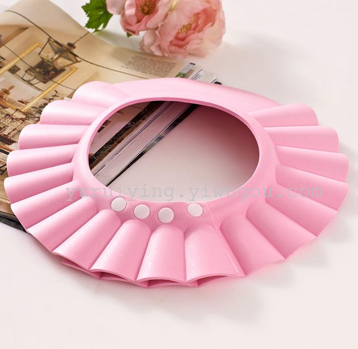 Baby shampoo cap children baby shower cap shower cap waterproof cap can be adjusted to increase