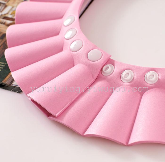 Baby shampoo cap children baby shower cap shower cap waterproof cap can be adjusted to increase