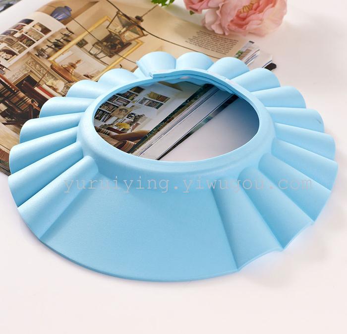 Baby shampoo cap children baby shower cap shower cap waterproof cap can be adjusted to increase